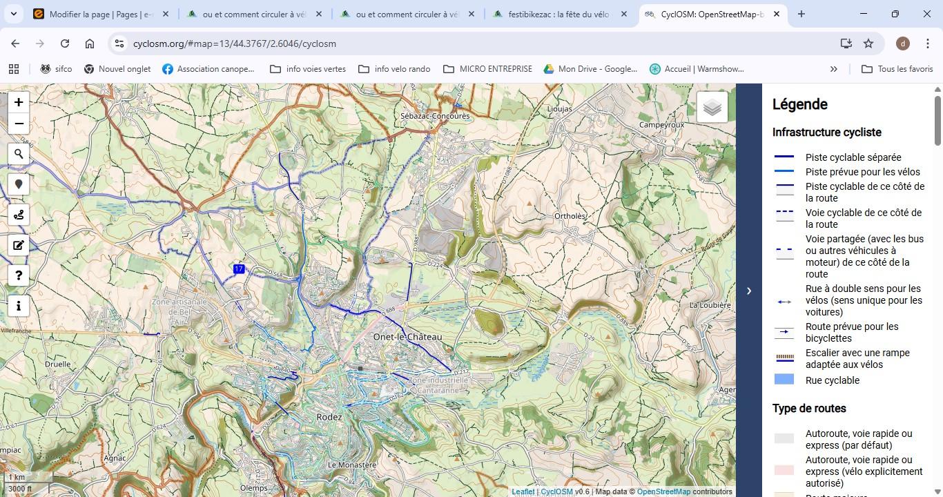 Carte rodez